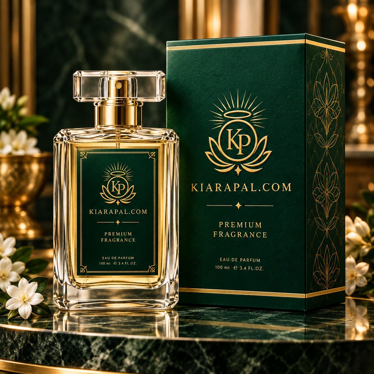 KIARAPAL Signature 100ml perfume bottle and box