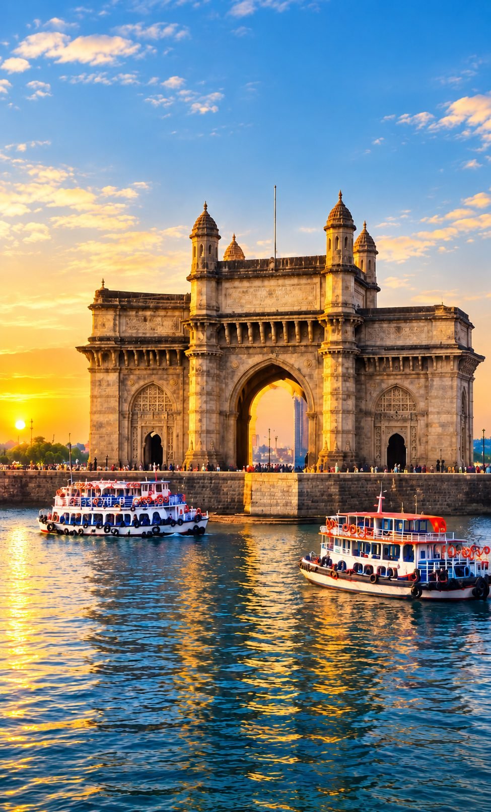 Gateway of India at sunset, Mumbai